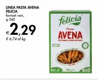 Bennet Linea pasta avena felicia formati vari g 340 offerta