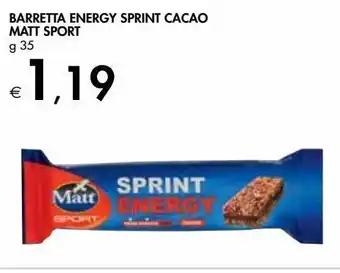 Barrette energy sprint cacao matt sport g 35