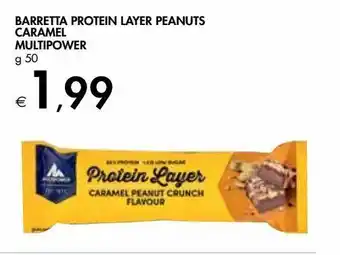 Bennet Barrette proteine layer peanuts caramel multipower g 50 offerta