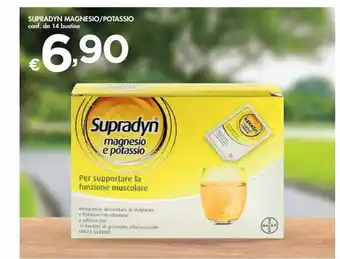 Bennet Supradin magnesio/potassio conf 14 bustine offerta