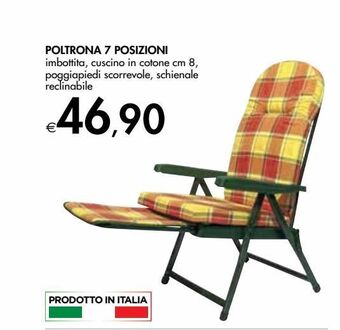 Bennet Poltrona 7 posizioni offerta