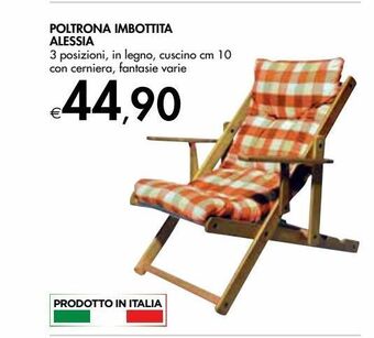 Bennet Poltrona imbottita alessia offerta