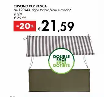 Bennet Cuscino per panca offerta