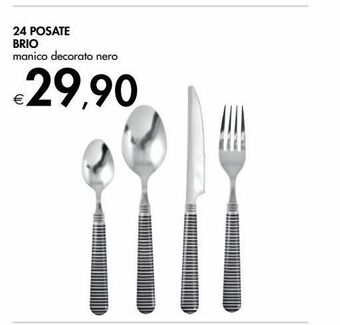 Bennet 24 posate brio offerta