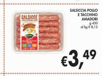 SuperCoal Salsiccia pollo e tacchino amadori offerta