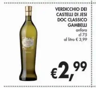 SuperCoal Vino verdicchio castelli di jesi doc offerta