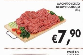 Supermercato Coal Macinato scelto di bovino adulto offerta