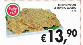 Supermercato Coal Fettine panate di bovino adulto offerta