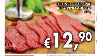 Fettine sceltissime di bovino adulto
