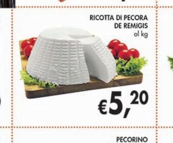 Ricotta di pecora de remigis