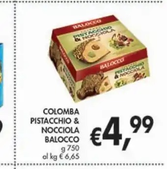 Colomba pistacchio & nocciola balocco