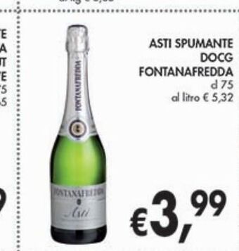 Supermercato Coal Asti spumante docg fontanafredda offerta