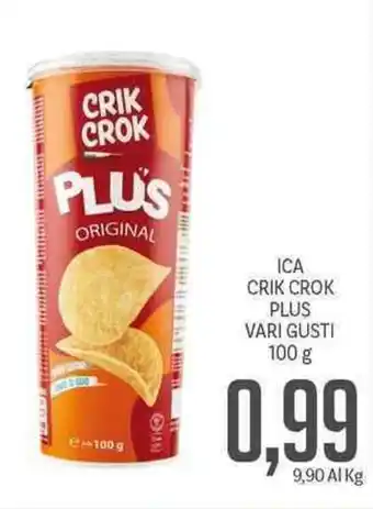 Ica Crik Crok Plus Vari Gusti 100 g