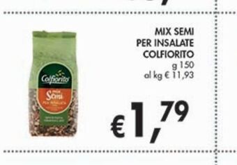 Supermercato Coal Mix semi per insalate colfiorito offerta