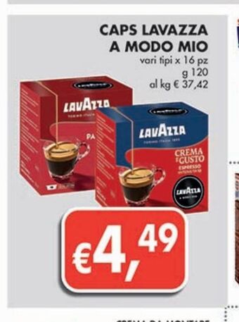 Supermercato Coal Caps lavazza a modo mio offerta