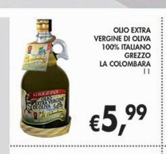Supermercato Coal Olio extra vergine di oliva la colombara offerta