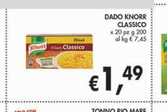 Supermercato Coal Dado knorr classico offerta