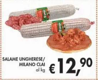 Salame ungherese / milano clai al kg