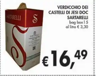 Verdicchio castelli di jesi doc sartarelli 5 l