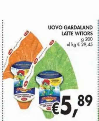 Uova gardaland latte witor's g 200