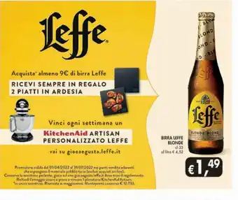 Superstore Coal Birra leffe blonde cl 33 offerta