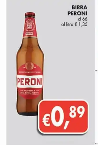 Birra peroni cl 66