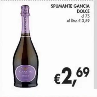 Spumante gancia dolce cl 75