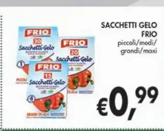 Sacchetti frio gelo piccoli/medi grandi/maxi
