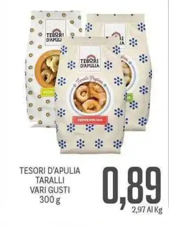 Tesori D'Apulia Taralli Vari Gusti 300 g