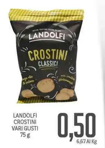 Supermercati Piccolo Landolfi Crostini Vari Gusti 75 g offerta