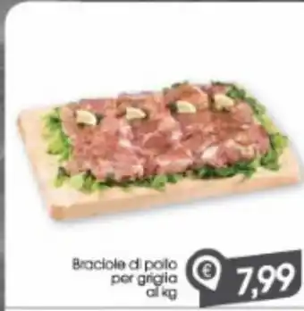 Braciole di pollo per griglia