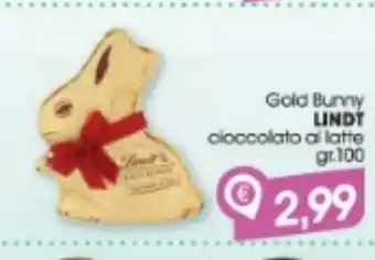 Despar Gold bunny lindt offerta