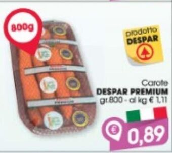 Despar Carote despar premium offerta