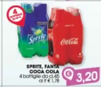 Despar Sprite, fanta, coca cola offerta