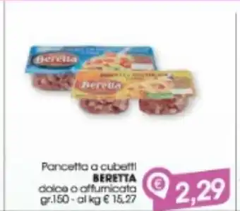 Despar Pancetta a cubetti beretta offerta
