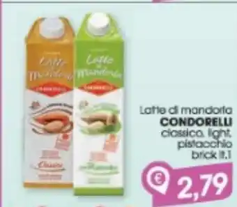 Latte di mandorla condorelli