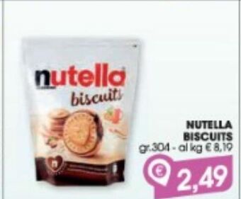 Despar Nutella biscuits offerta