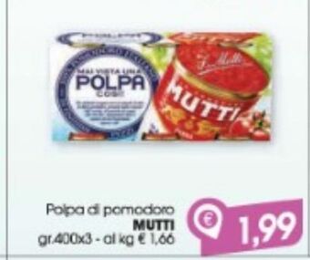 Despar Polpa di pomodoro mutti offerta