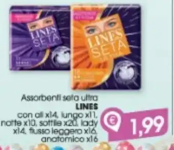 Despar Assorbenti seta ultra lines offerta