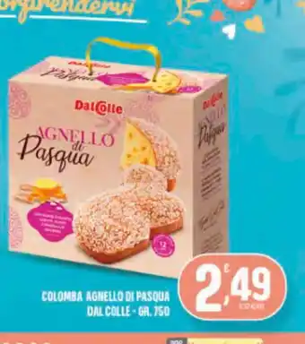Colomba agnello di pasqua dal colle
