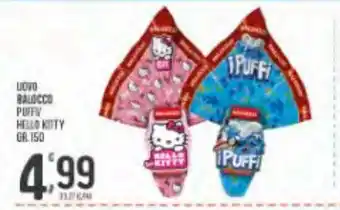 Despar Uovo balocco puffy hello kitty offerta