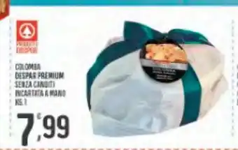 Despar Colomba despar premium senza canditi incartata a mano offerta