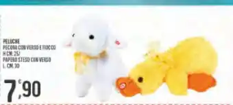Despar Peluche pecora con verso e fiocco offerta