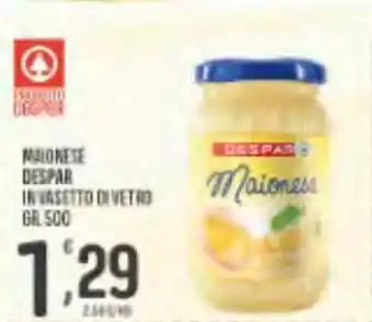 Despar Maionese despar in vasetto di vetro offerta