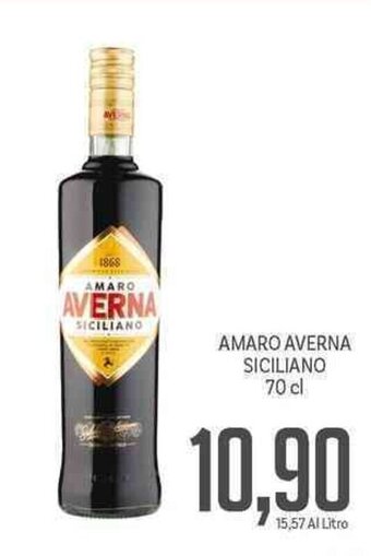 Supermercati Piccolo Amaro Averna Siciliano 70 cl offerta