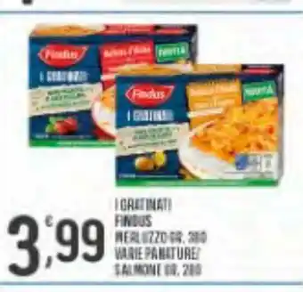 Despar I gratinati findus offerta