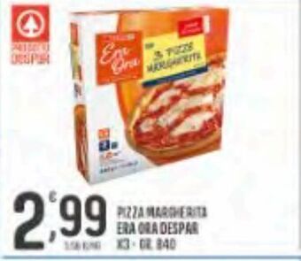 Despar Pizza margherita era ora despar offerta
