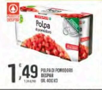 Despar Polpa di pomodoro despar offerta