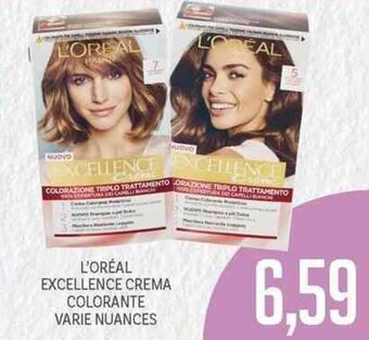Supermercati Piccolo L'Oréal Excellence Crema Colorante Varie Nuances offerta