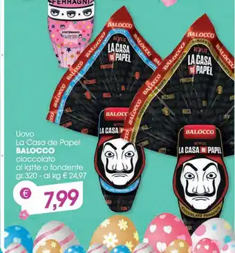 Uovo la casa de papel balocco